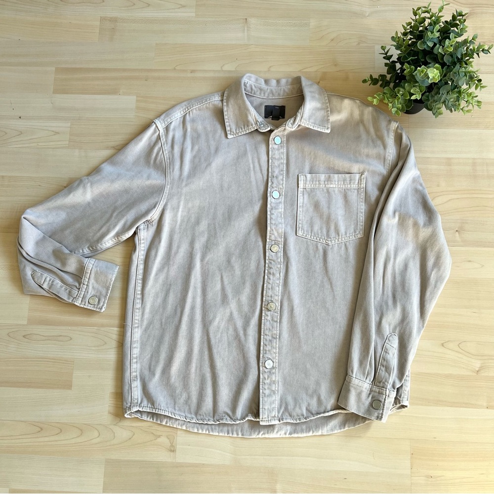 H&M Light Tan Casual Shirt